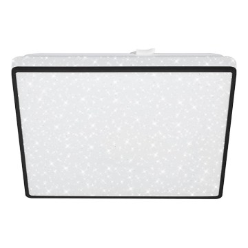 Briloner 3748-415 - LED стельовий світильник STAR SKY LED/15W/230V 27x27 cm чорний