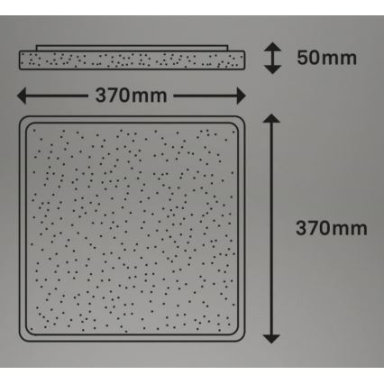Briloner 3749-414 - Стельовий LED світильник LINO LED/24W/230V матовий хром