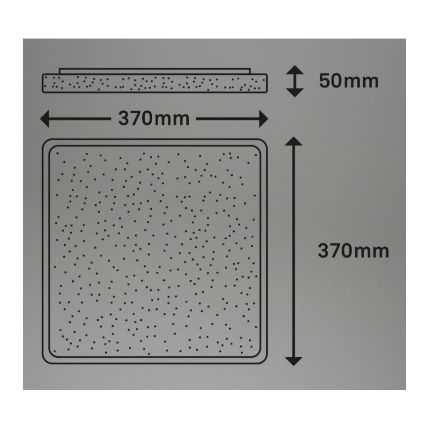 Briloner 3749-414 - Стельовий LED світильник LINO LED/24W/230V матовий хром