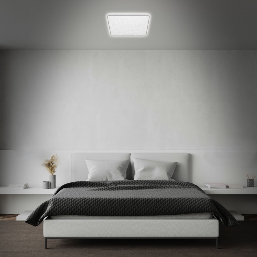 Briloner 3749-414 - Светодиодный потолочный светильник LINO LED/24W/230V матовый хром