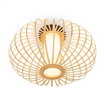 Briloner 3759011 - Потолочный светильник 1xE27/10W/230V диаметр 40 см бамбук
