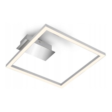 Briloner 3780-014 - LED стельовий світильник FRAME LED/14 Вт/230 В 26,5x25 см матовий хром