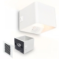 Briloner 3879016 - LED акумуляторний настінний світильник з датчиком BORRA LED/1,5 Вт/5 В 3600 мА·год білий