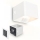 Briloner 3879016 - Перезаряжаемый настенный светильник BORRA LED с датчиком, 1,5 Вт/5 В, 3600 мА·ч, белый