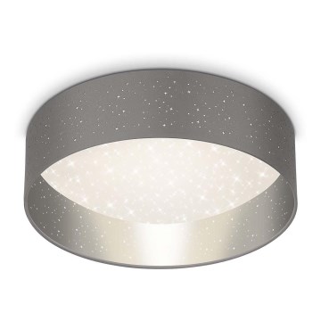 Briloner 3882-014 - Стельовий LED світильник MAILA STARRY LED/18W/230V сірий/срібний