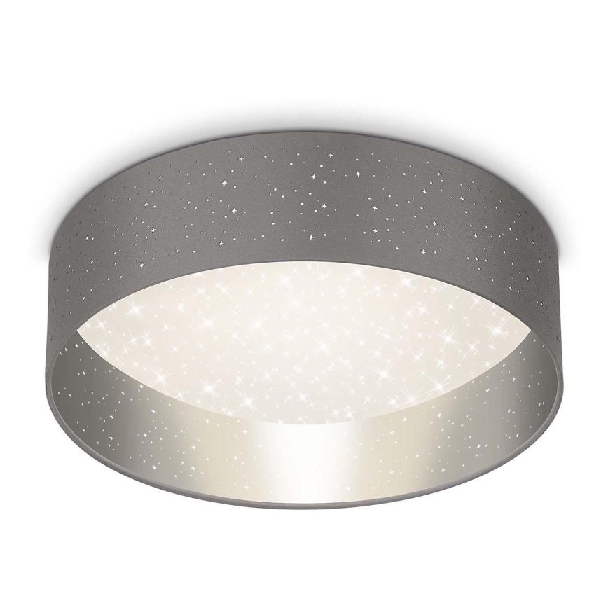 Briloner 3882-014 - Стельовий LED світильник MAILA STARRY LED/18W/230V сірий/срібний