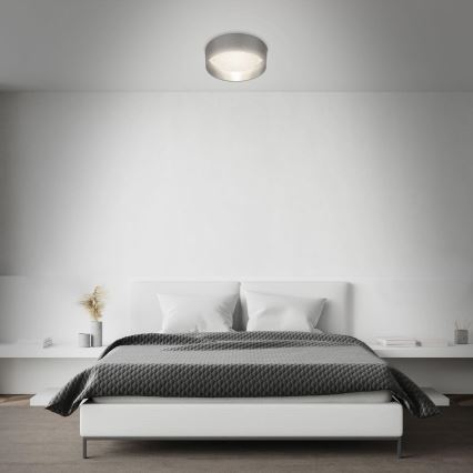 Briloner 3882-014 - Стельовий LED світильник MAILA STARRY LED/18W/230V сірий/срібний
