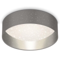 Briloner 3882-014 - Светодиодный потолочный светильник MAILA STARRY LED/18W/230V серый/серебристый