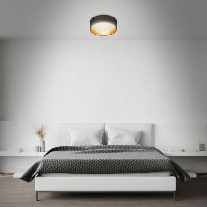 Briloner 3882-015 - Стельовий LED світильник MAILA STARRY LED/18W/230V чорний/золотий