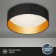 Briloner 3882-015 - Стельовий LED світильник MAILA STARRY LED/18W/230V чорний/золотий