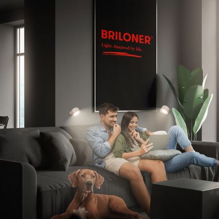 Briloner 3896011 - Димований акумуляторний настінний світильник TARI LED/1,6W/5V 1500 mAh бежевий