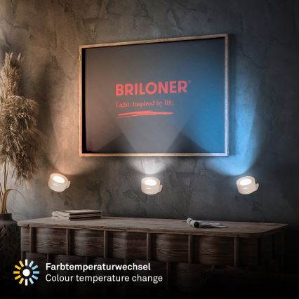 Briloner 3896011 - Димований акумуляторний настінний світильник TARI LED/1,6W/5V 1500 mAh бежевий