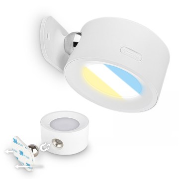 Briloner 3896016 - TARI LED, настінний акумуляторний світильник із регулюванням яскравості, 1,6W/5V, 1500 mAh, білий