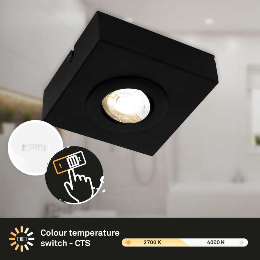 Briloner 3996015 - Светодиодный точечный светильник CTS LED/4W/230V 2700/4000K черный