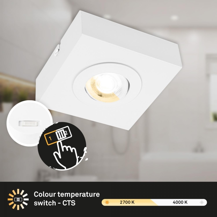 Briloner 3996016 - Світлодіодний точковий світильник CTS LED/4W/230V 2700/4000K білий