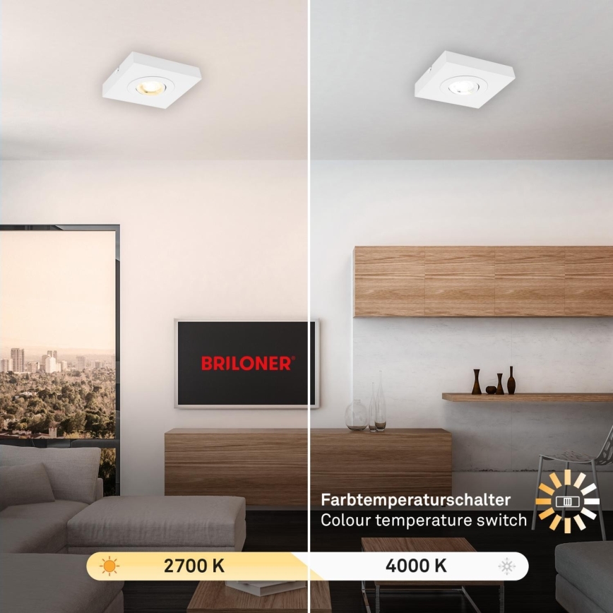 Briloner 3996016 - Світлодіодний точковий світильник CTS LED/4W/230V 2700/4000K білий