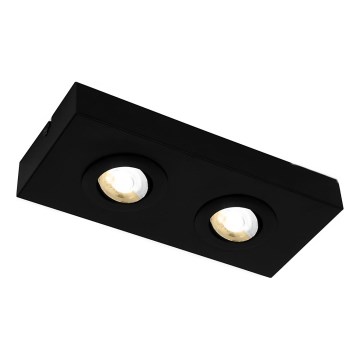 Briloner 3996025 - Світлодіодний точковий світильник CTS 2xLED/4W/230V 2700/4000K чорний