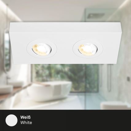 Briloner 3996026 - Світлодіодний точковий світильник CTS 2xLED/4W/230V 2700/4000K білий