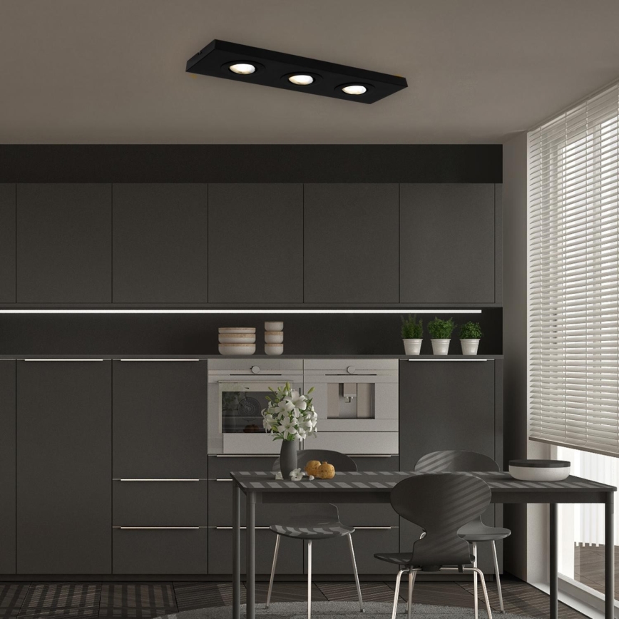 Briloner 3996035 - Світлодіодний точковий світильник CTS 3xLED/4W/230V 2700/4000K чорний
