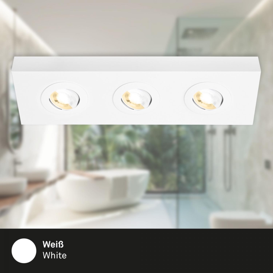 Briloner 3996036 - Світлодіодний точковий світильник CTS 3xLED/4W/230V 2700/4000K білий