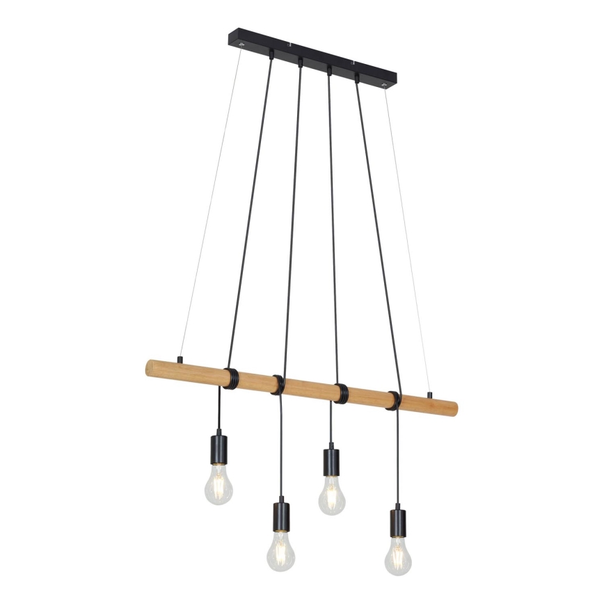 Briloner 4015045 - Підвісна люстра 4xE27/25W/230V каучук