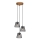 Briloner 4074-035 - Підвісна люстра TAUNUS 3xE14/40W/230V каучук