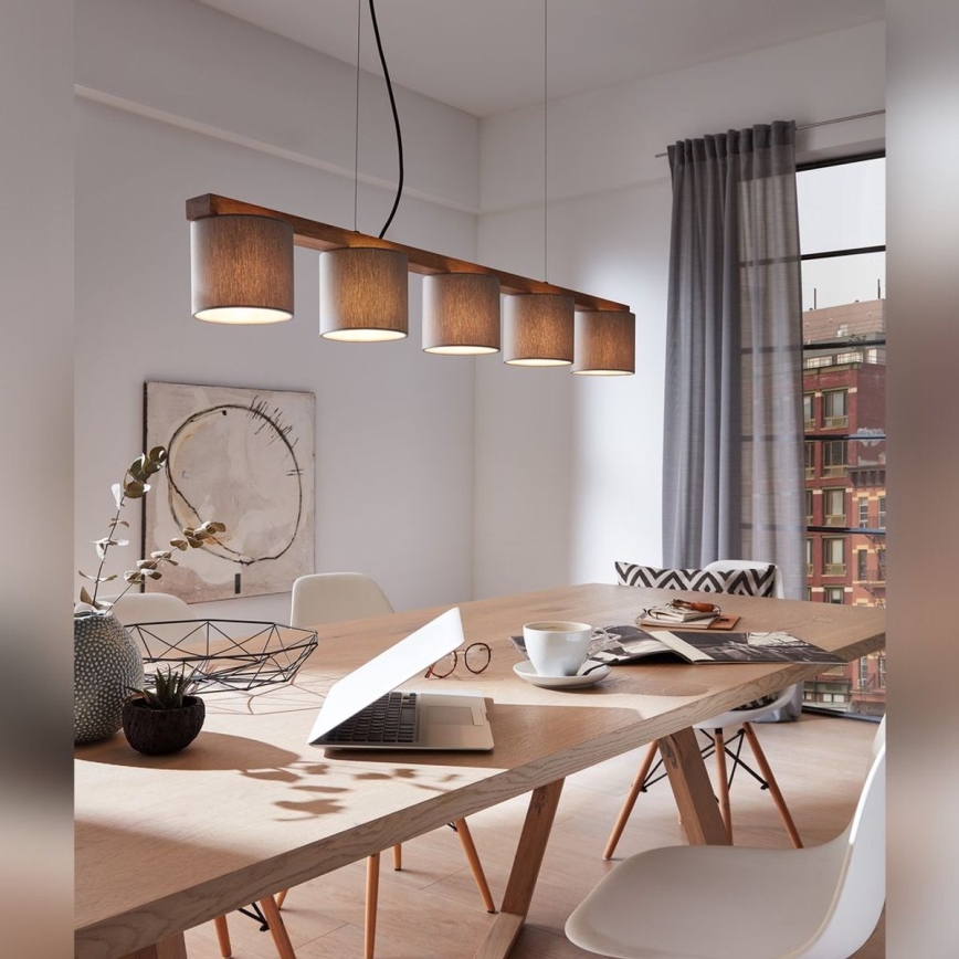 Briloner 4075-054 - Люстра на тросі 5xE14/25W/230V