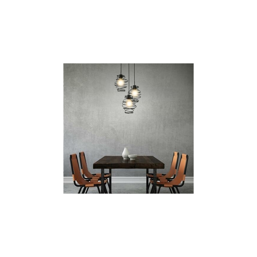 Briloner 4870-035 - Люстра на тросе 3xE27/60W/230V