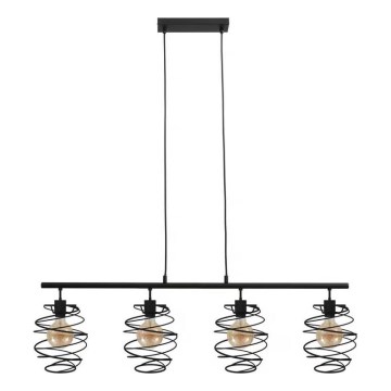 Briloner 4871-045 - Підвісна люстра на тросі 4xE27/60W/230V