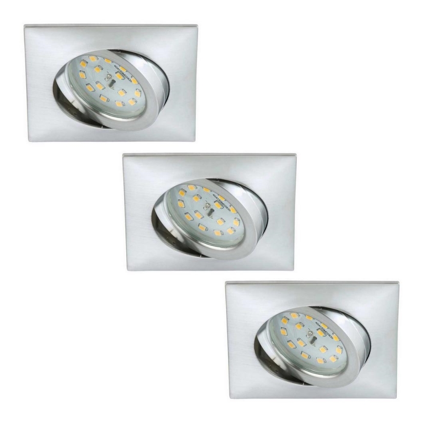 Briloner 6997-039 - НАБІР 3x LED Вбудоване світло для ванної кімнати LED/5W/230V IP23