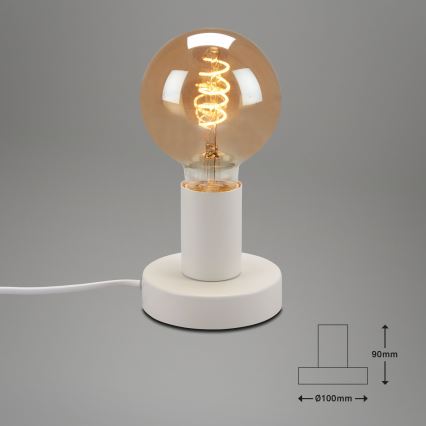 Briloner 7023-016 - Настільна лампа TEEPU 1xE27/10W/230V білий
