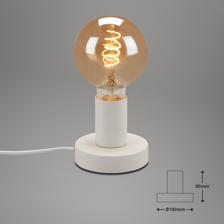 Briloner 7023-016 - Настільна лампа TEEPU 1xE27/10W/230V білий