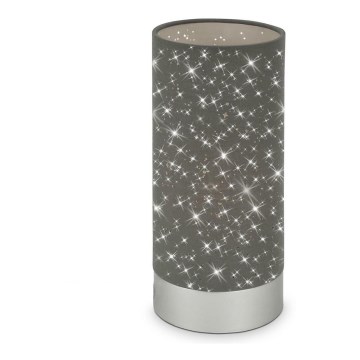 Briloner 7028-014 - Настільна лампа STARRY SKY 1xE14/25W/230V сірий