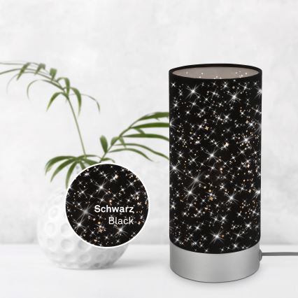 Briloner 7028-015 - Настільна лампа STARRY SKY 1xE14/25W/230V чорний