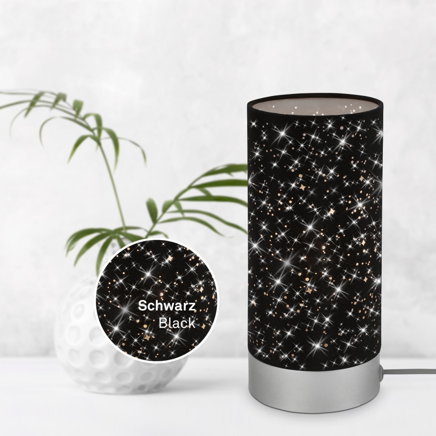 Briloner 7028-015 - Настольная лампа STARRY SKY 1xE14/25W/230V черный