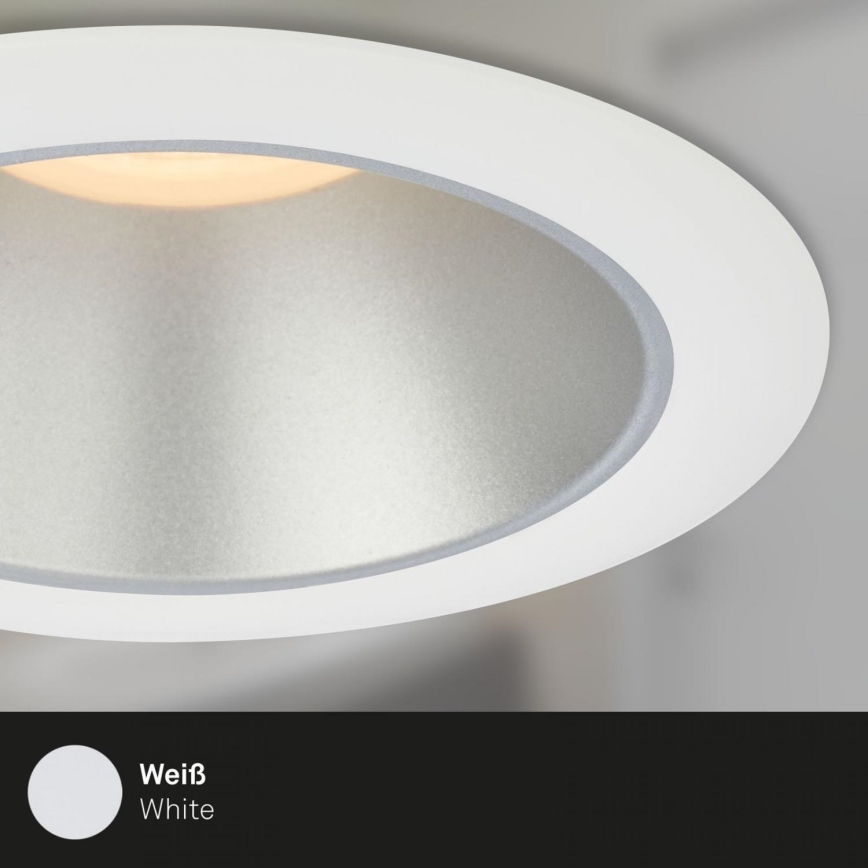 Briloner 7041-036 - НАБОР 3x Светодиодный встроенный светильник для ванной комнаты LED/4,9W/230V IP44 белый
