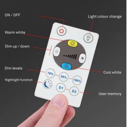 Briloner 7058-016 - Світлодіодний світильник з регулюванням яскравості SLIM LED/18W/230V 2700-6500K Wi-Fi Tuya + пульт дистанційного керування