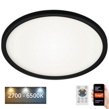 Briloner 7059-015 - Светодиодный потолочный светильник с регулированием яркости SLIM LED/22W/230V 2700-6500K Wi-Fi Tuya + дистанционное управление