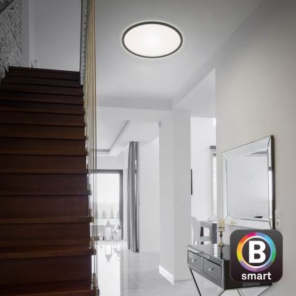 Briloner 7059-015 - Светодиодный потолочный светильник с регулированием яркости SLIM LED/22W/230V 2700-6500K Wi-Fi Tuya + дистанционное управление