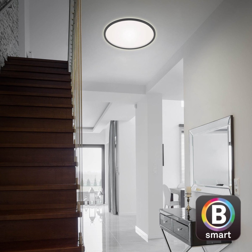 Briloner 7059-015 - Светодиодный потолочный светильник с регулированием яркости SLIM LED/22W/230V 2700-6500K Wi-Fi Tuya + дистанционное управление