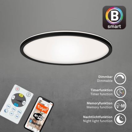 Briloner 7059-015 - Светодиодный потолочный светильник с регулированием яркости SLIM LED/22W/230V 2700-6500K Wi-Fi Tuya + дистанционное управление