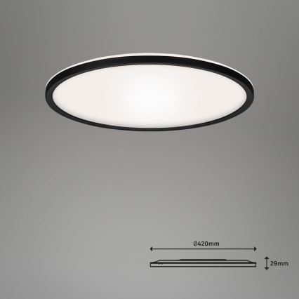 Briloner 7059-015 - Світлодіодний стельовий світильник з регулюванням яскравості SLIM LED/22W/230V 2700-6500K Wi-Fi Tuya + пульт дистанційного керування