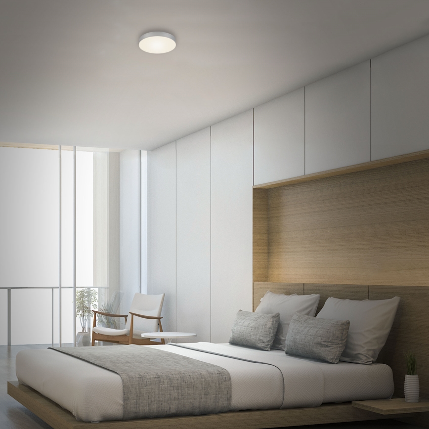 Briloner 7064014 - Стельовий LED світильник FLAME LED/11W/230V срібний