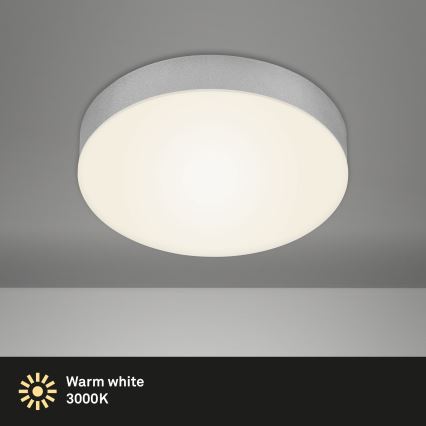 Briloner 7065-014 - Светодиодный потолочный светильник FLAME LED/16W/230V серебристый