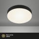 Briloner 7065-015 - Стельовий LED світильник FLAME LED/16W/230V чорний