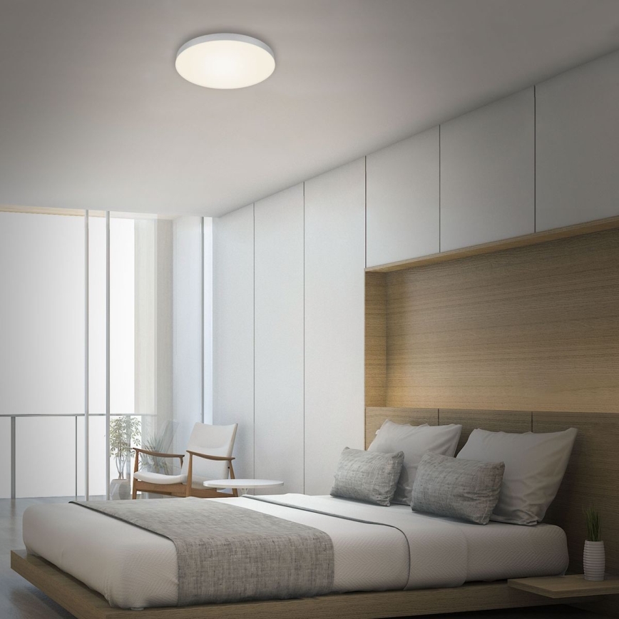 Briloner 7066-014 - Стельовий LED світильник FLAME LED/21W/230V 3000K срібний діаметр 28,7 см
