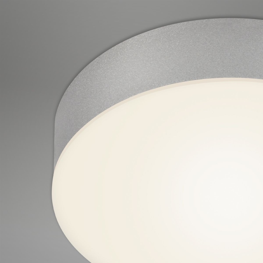 Briloner 7066-014 - Стельовий LED світильник FLAME LED/21W/230V 3000K срібний діаметр 28,7 см