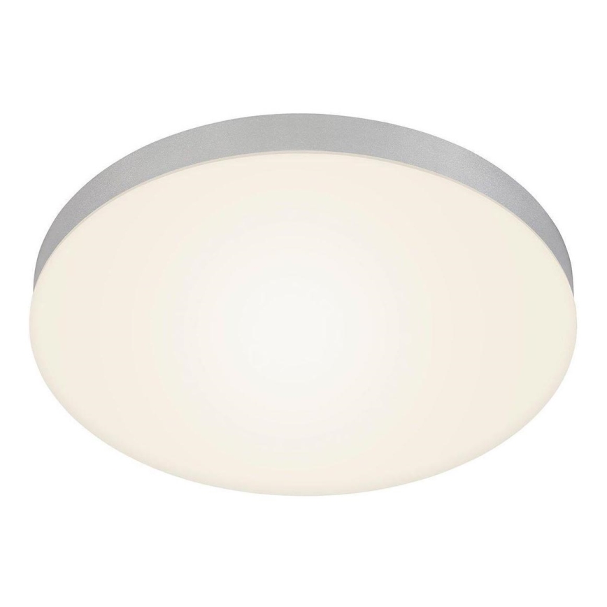Briloner 7068-014 - Стельовий LED світильник FLAME LED/24,5W/230V 3000K діаметр 38 см срібний