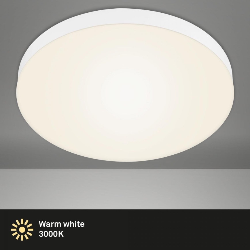 Briloner 7068-016 - Стельовий LED світильник FLAME LED/24,5W/230V 3000K діаметр 38 см білий