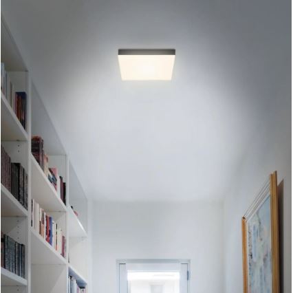 Briloner 7070-015 - Стельовий LED світильник FLAME LED/16W/230V чорний